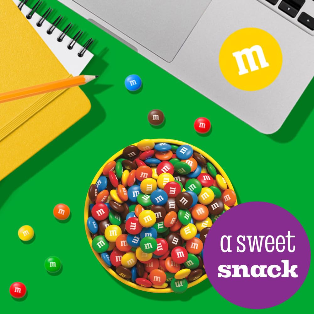 M&M'S Milk Chocolate Candy, Party Size, 2.4 lb | 38 oz Pack of 2