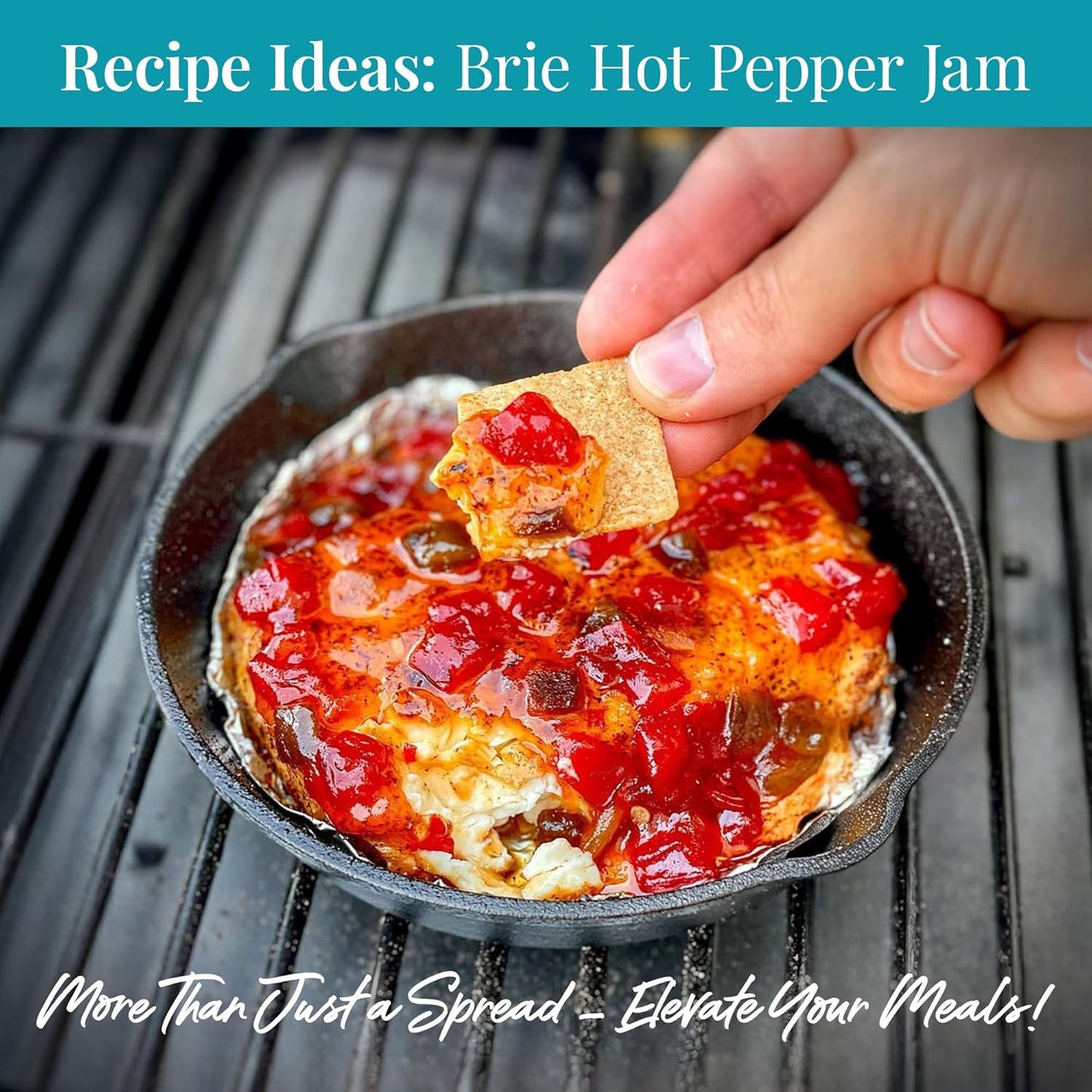 Terrapin Ridge Farms Hot Pepper Bacon Jam – Sweet & Spicy Spread with Real Bacon & Jalapeño – Gourmet Condiment for Cheese, Meats, and Appetizers – Two 10.5 oz Jar pack of 2