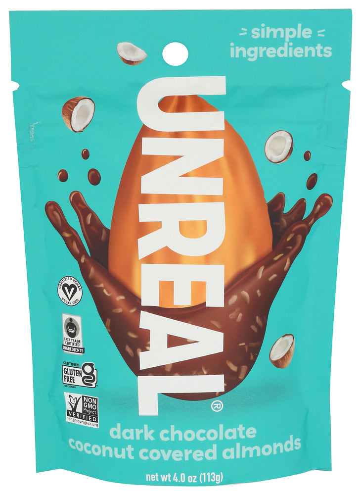 UNREAL Dark Chocolate Coconut Almonds - 1.5oz (Pack of 9)