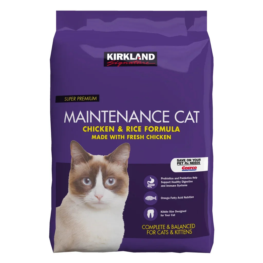 Kirkland Signature Chicken and Rice Cat Food 25 lbs.