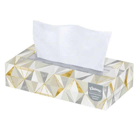 Kleenex Facial Tissue Convenience Case 2-ply, White, 12-count