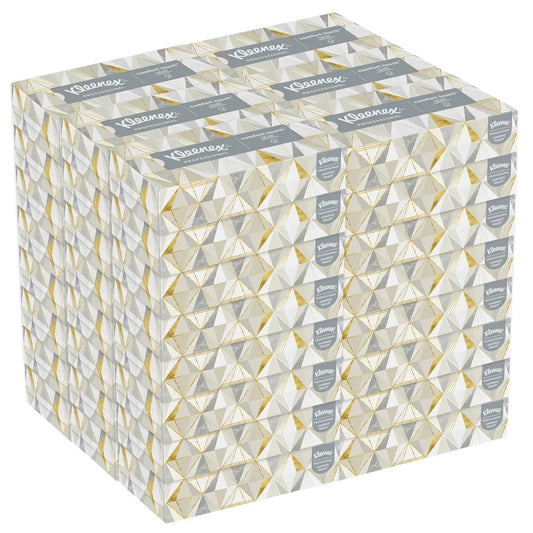 Kleenex Facial Tissues 2-ply, White, 48-count