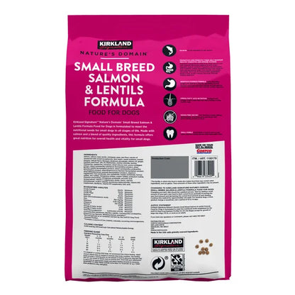 Kirkland Signature Nature's Domain Small Breed Salmon & Lentil, 20 lbs