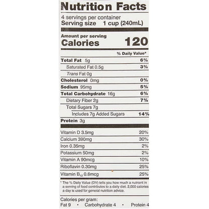 Kirkland Signature Organic Non-Dairy Oat Beverage, 32 oz, 6 Count