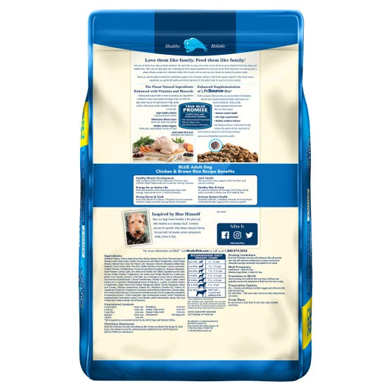 Blue Buffalo Life Protection Formula Chicken and Brown Rice Recipe Dog Food, 38 lbs