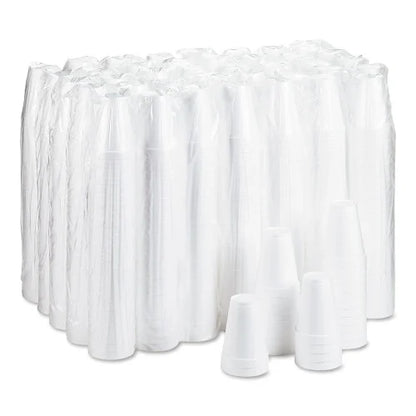 Dart® Foam Drink Cups, 12-oz., 1000 White Cups (12J12)