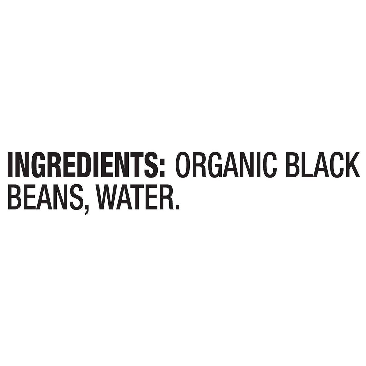 WESTBRAE 15 oz Natural Organic Black Beans, No Salt Added, Source of Plant Based Protein and Fiber, Low Fat, Gluten Free, (Pack of 12)