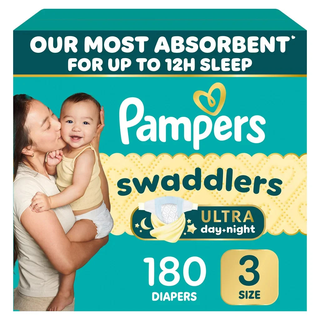 Pampers Swaddlers Ultra Diapers Sizes 3 - 7