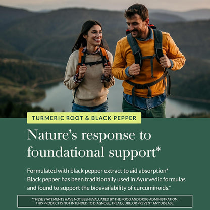 Gaia Herbs Turmeric Supreme Extra Strength - Supports Occasional Discomfort from Normal Wear & Tear* - with Turmeric Curcumin & Black Pepper - 60 Vegan Liquid Phyto-Caps (Up to 60 Servings)