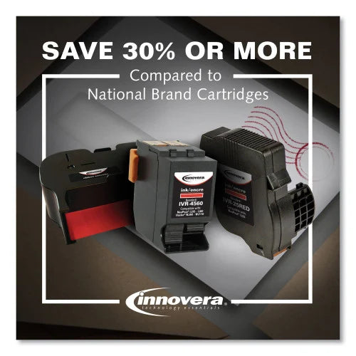 Innovera Compatible Red Postage Meter Ink, Replacement for 793-5 (IVR7935), 3,000 Page-Yield
