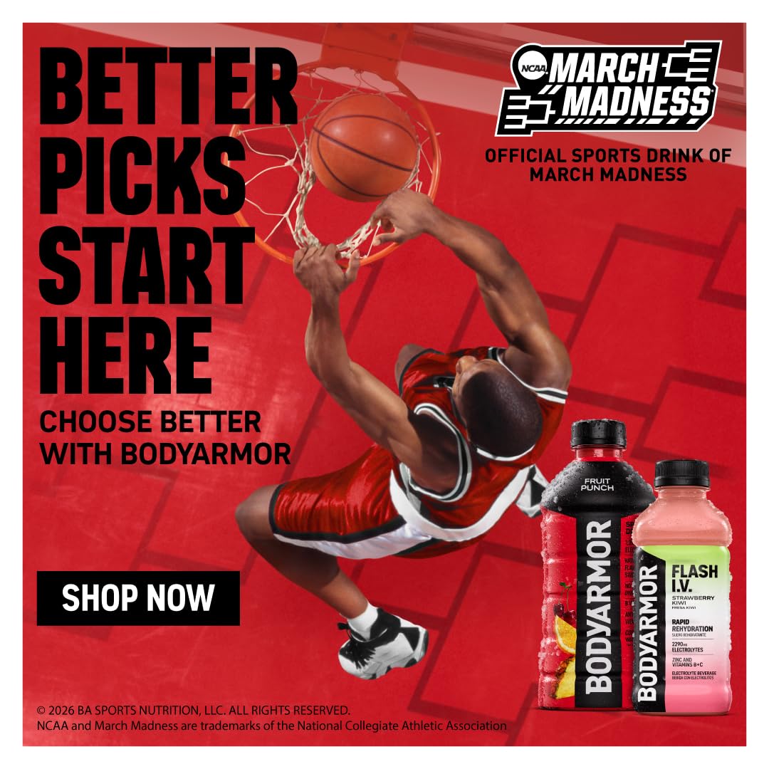 BODYARMOR Flash I.V. – Orange, 12 Pack
