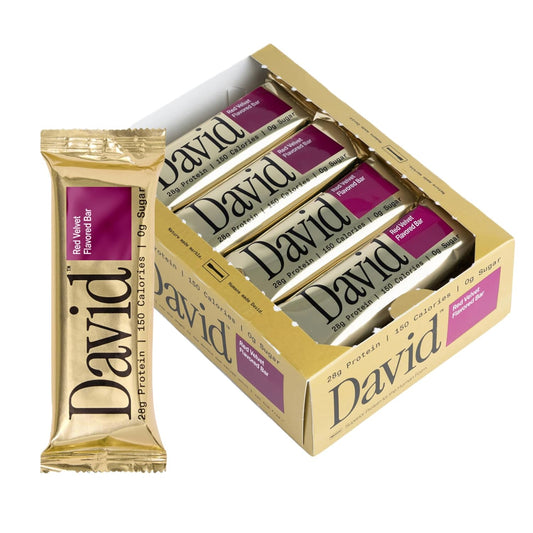 David High Protein Bars Red Velvet, Pack of 12