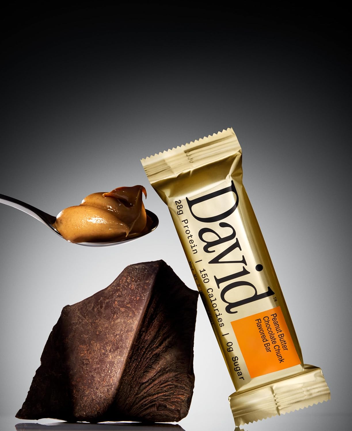 David High Protein Bars - Peanut Butter Chocolate Chunk , Pack of 12
