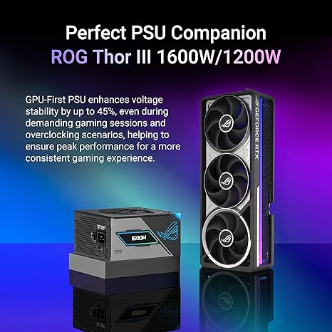 ASUS ROG Astral NVIDIA GeForce RTX 5090 32GB GDDR7 OC Edition Gaming Graphics Card (PCIe 5.0, HDMI/DP 2.1, 3.8-Slot, 4-Fan Design, Axial-tech Fans