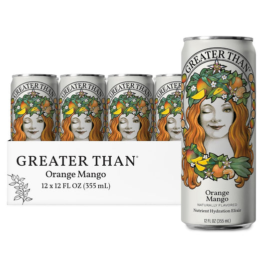 GREATER THAN Hydration for Her – Orange Mango, 12 Pack