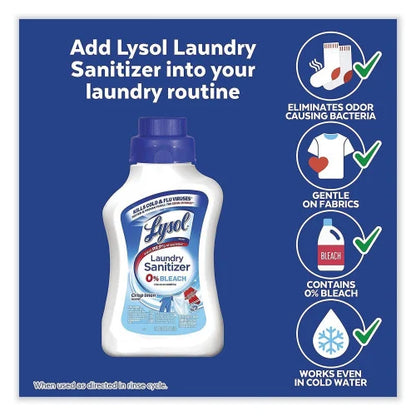 Lysol® Liquid Laundry Sanitizer, Crisp Linen Scent, 41 oz. Bottle (95871)