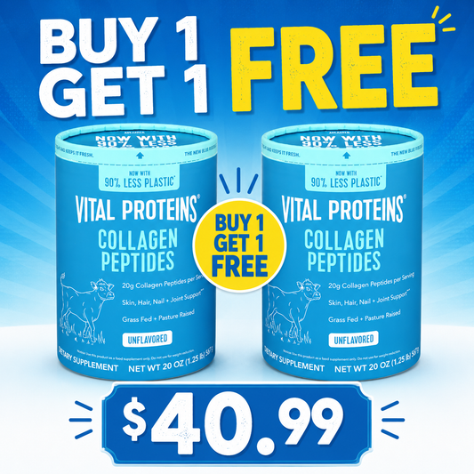 Vital Proteins, Collagen Peptides, Unflavoured, 20 oz (Pack of 2)